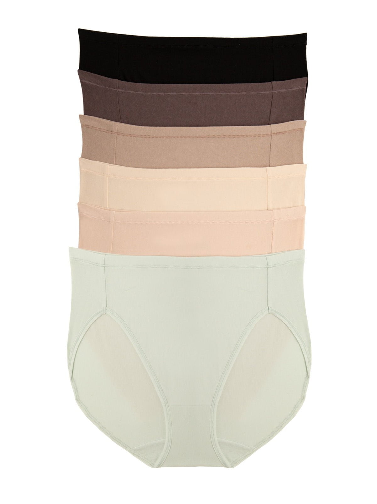 Image of The Perfect Panty Super Stretchy Cotton Hi-Cut Brief 6-Pack