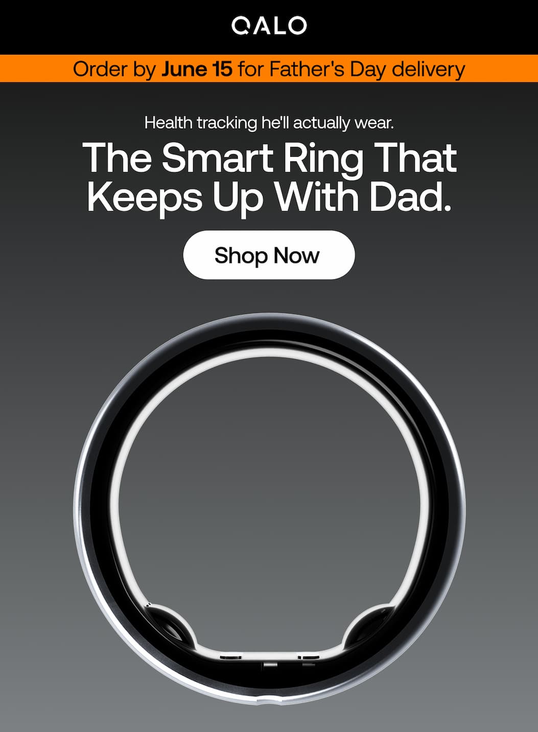 The Smart Ring That Keeps Up With Dad.