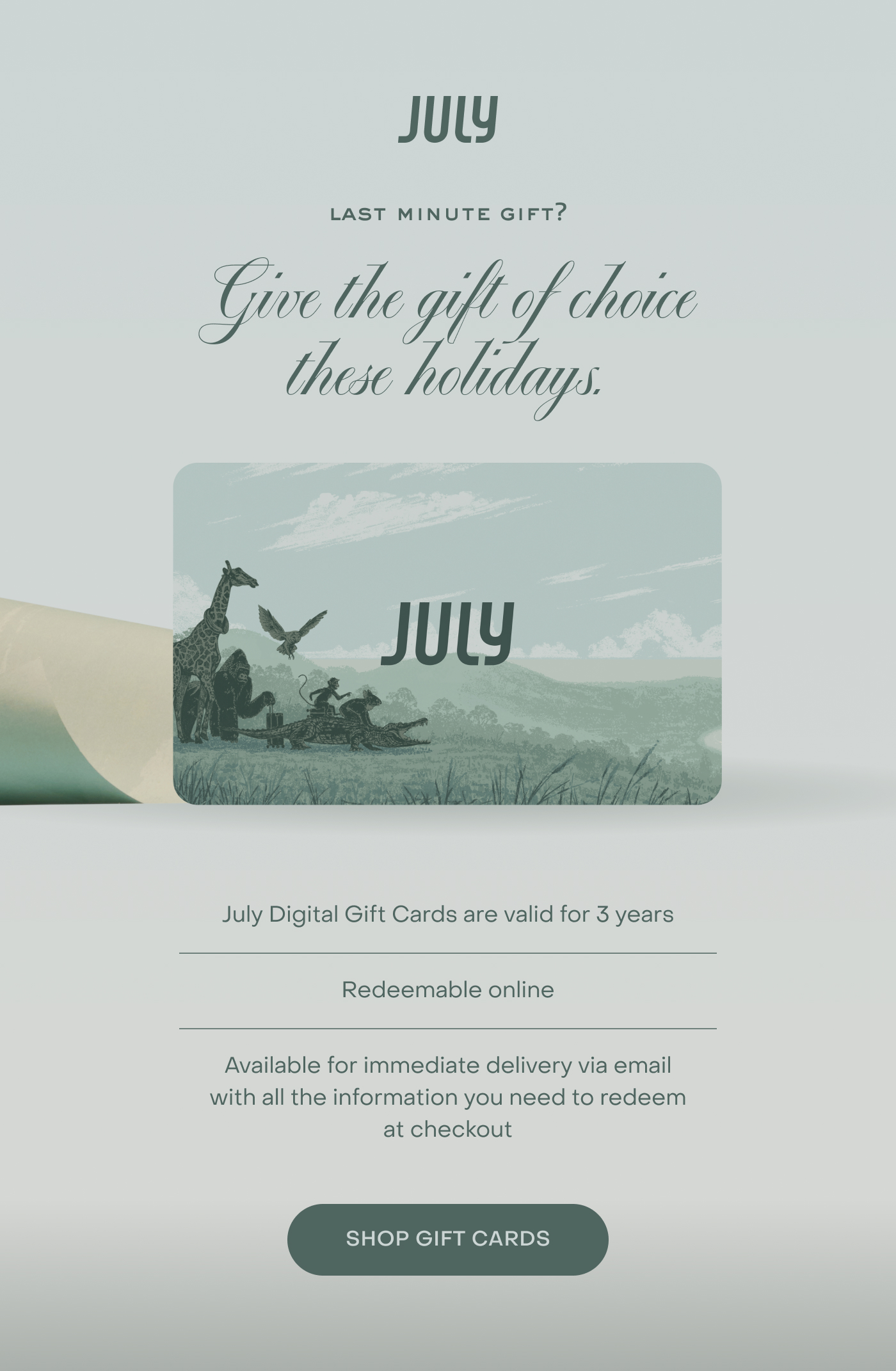 Shop Gift Cards