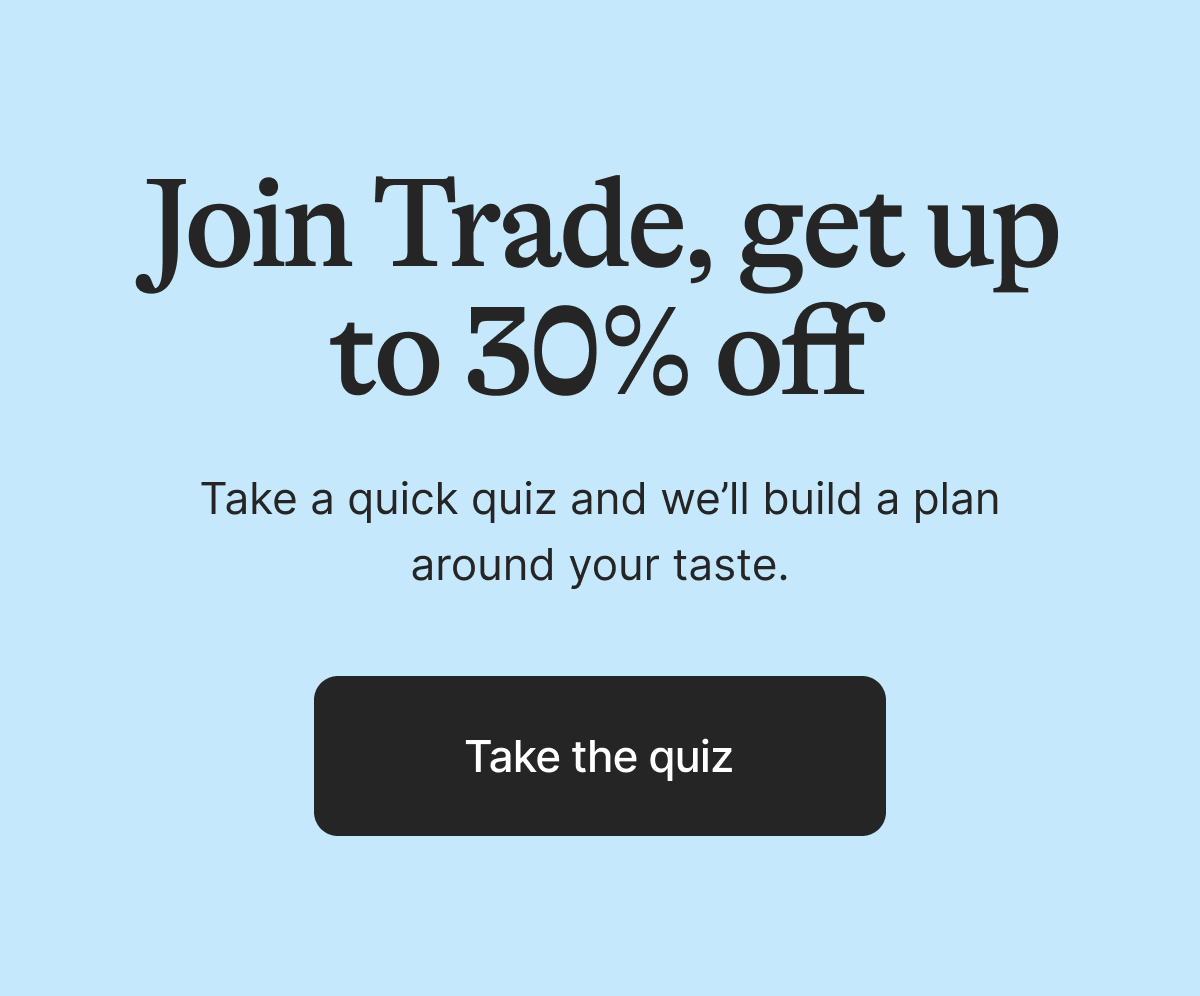 Take the quiz and get up to 30% off