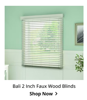 Bali 2 Inch Faux Wood Blinds | Shop Now >