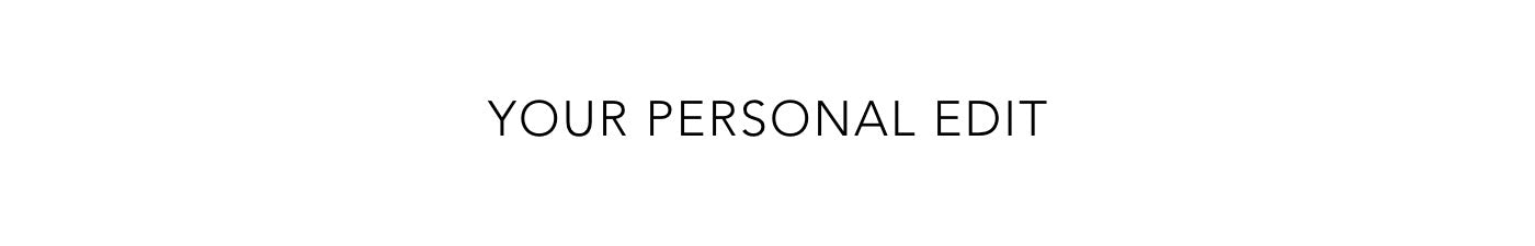Your Personal Edit