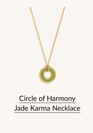 Circle of Harmony Jade Karma Necklace