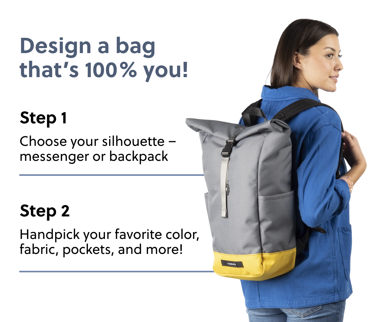 Design a bag that's 100% you!