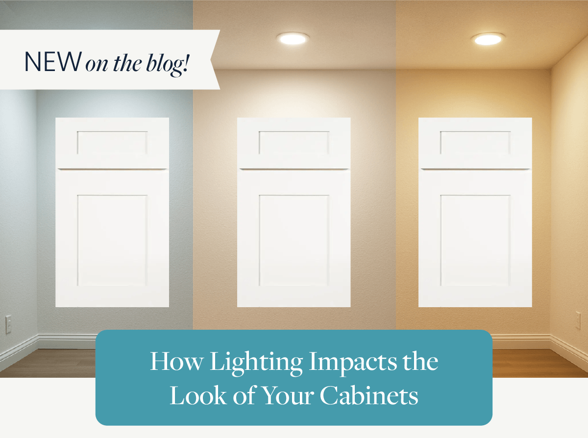 Blog; How Lighting Impacts the Look of Your Cabinets