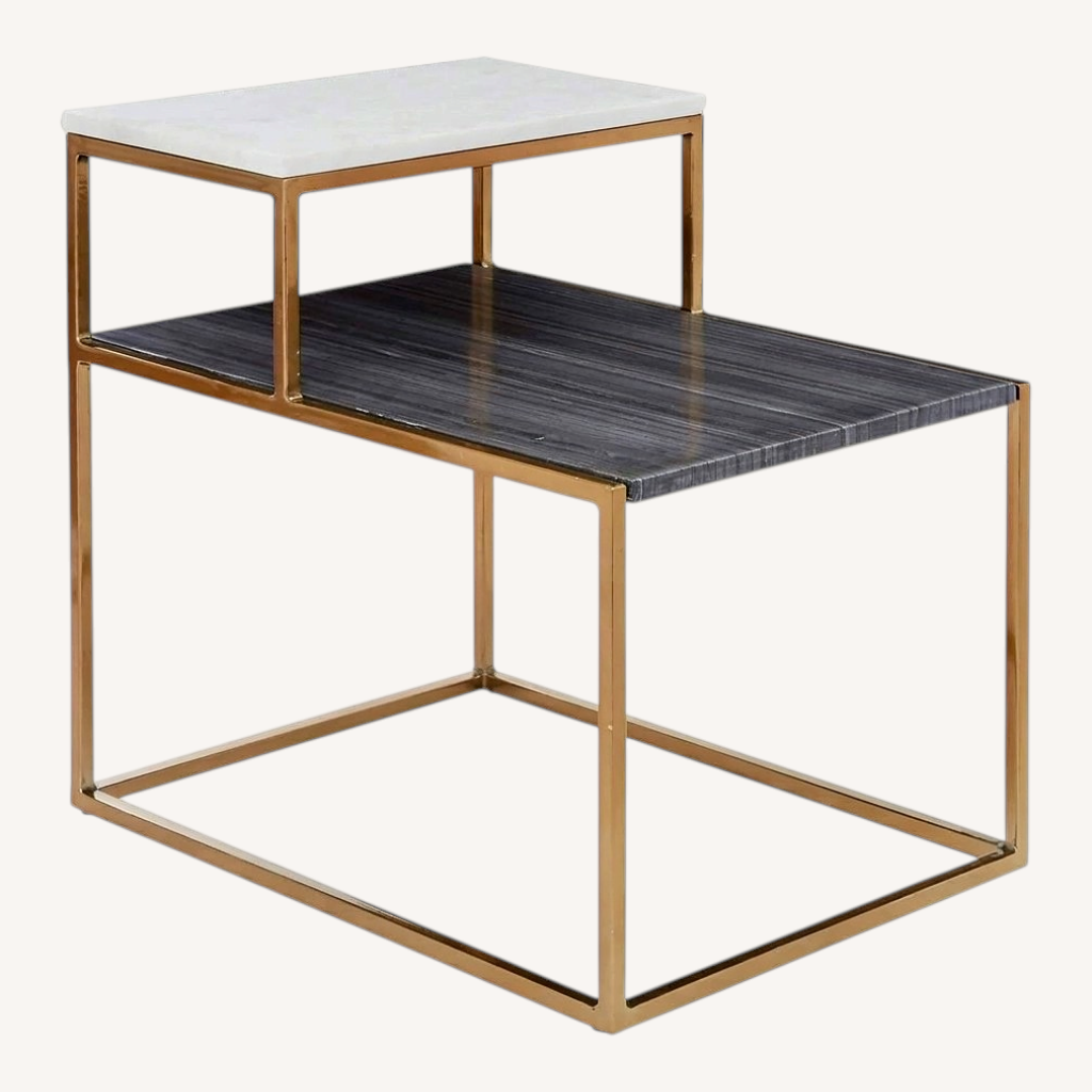 Image of CB2 2 Tone Side Table