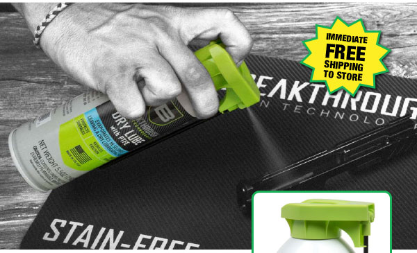Breakthrough Aerosol Dry Lube - ONLY $4.99 After Rebate*!
