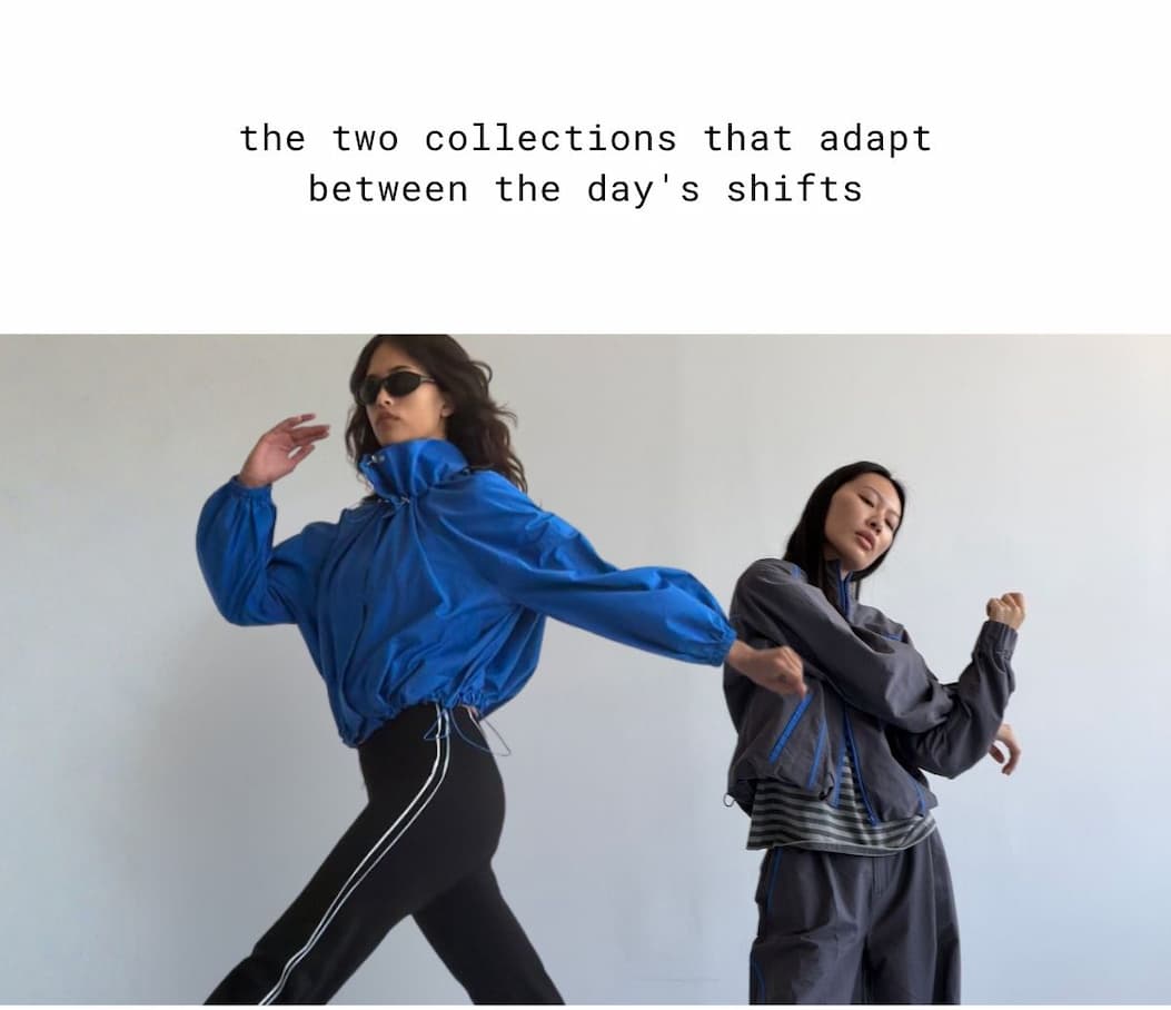 the two collections that adapt between the day's shifts