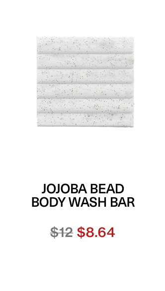 Jojoba Bead Exfoliating Body Wash Bar