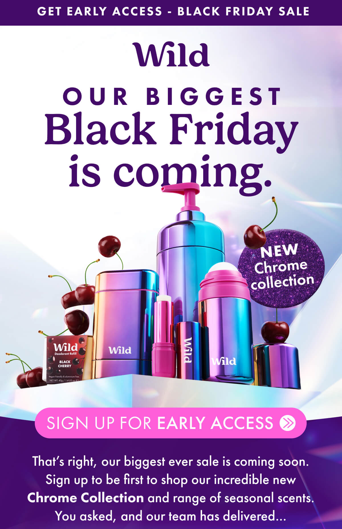 Sign up for early access