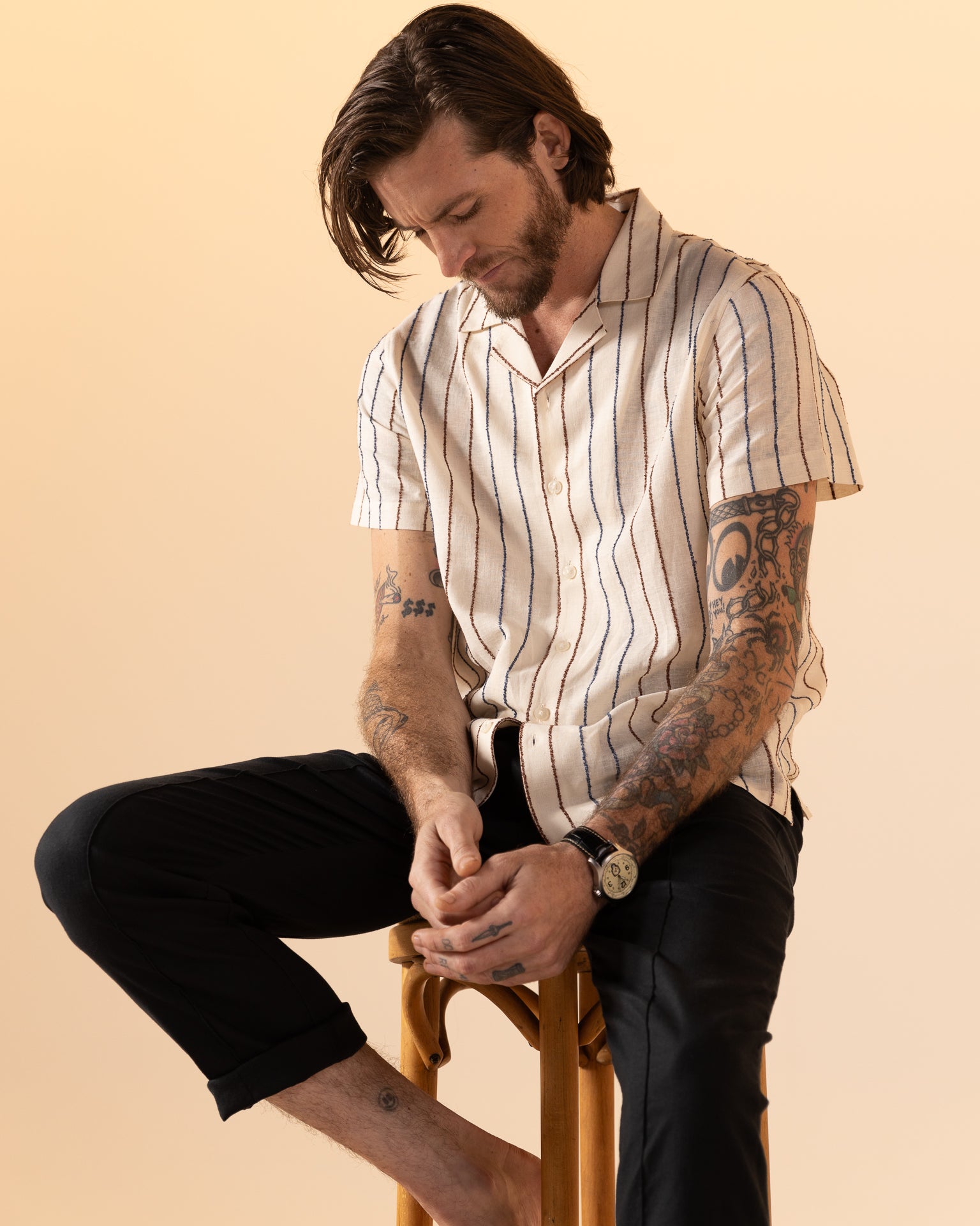 Image of The Quarta Shirt - Scallop Weave