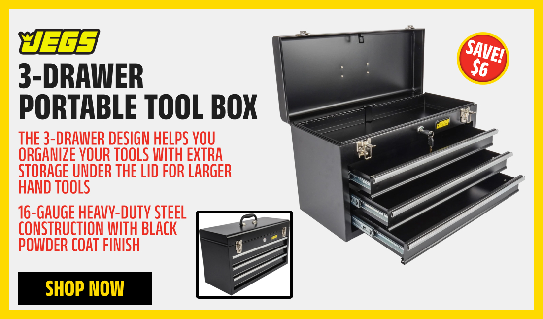3-Drawer Portable Tool Box