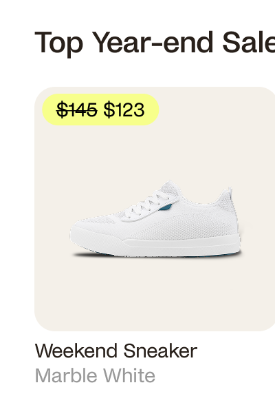 Weekend Sneaker Marble White