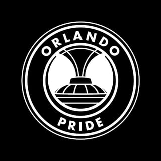 Orlando Pride_White logo BK_1x1