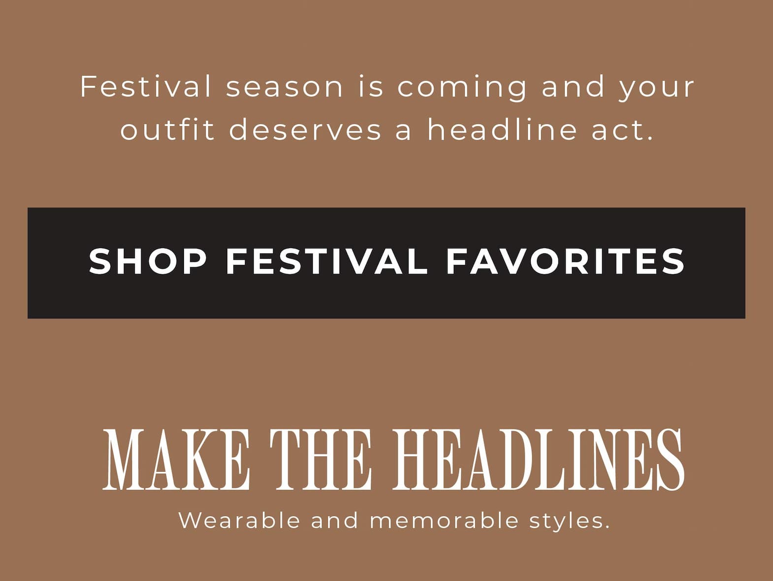Shop Festival Favorites