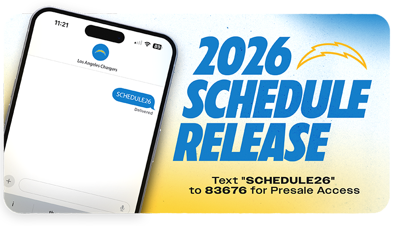 2026 Schedule Release - Text Us!