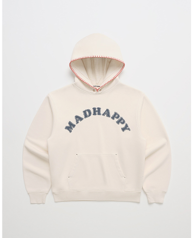 Washed Cooper Applique Hoodie - Tofu