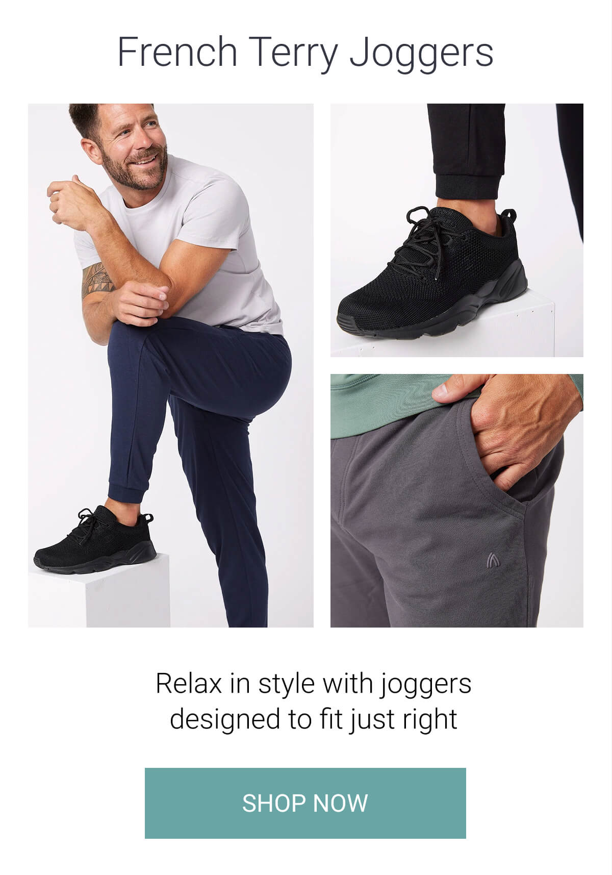 French Terry Joggers