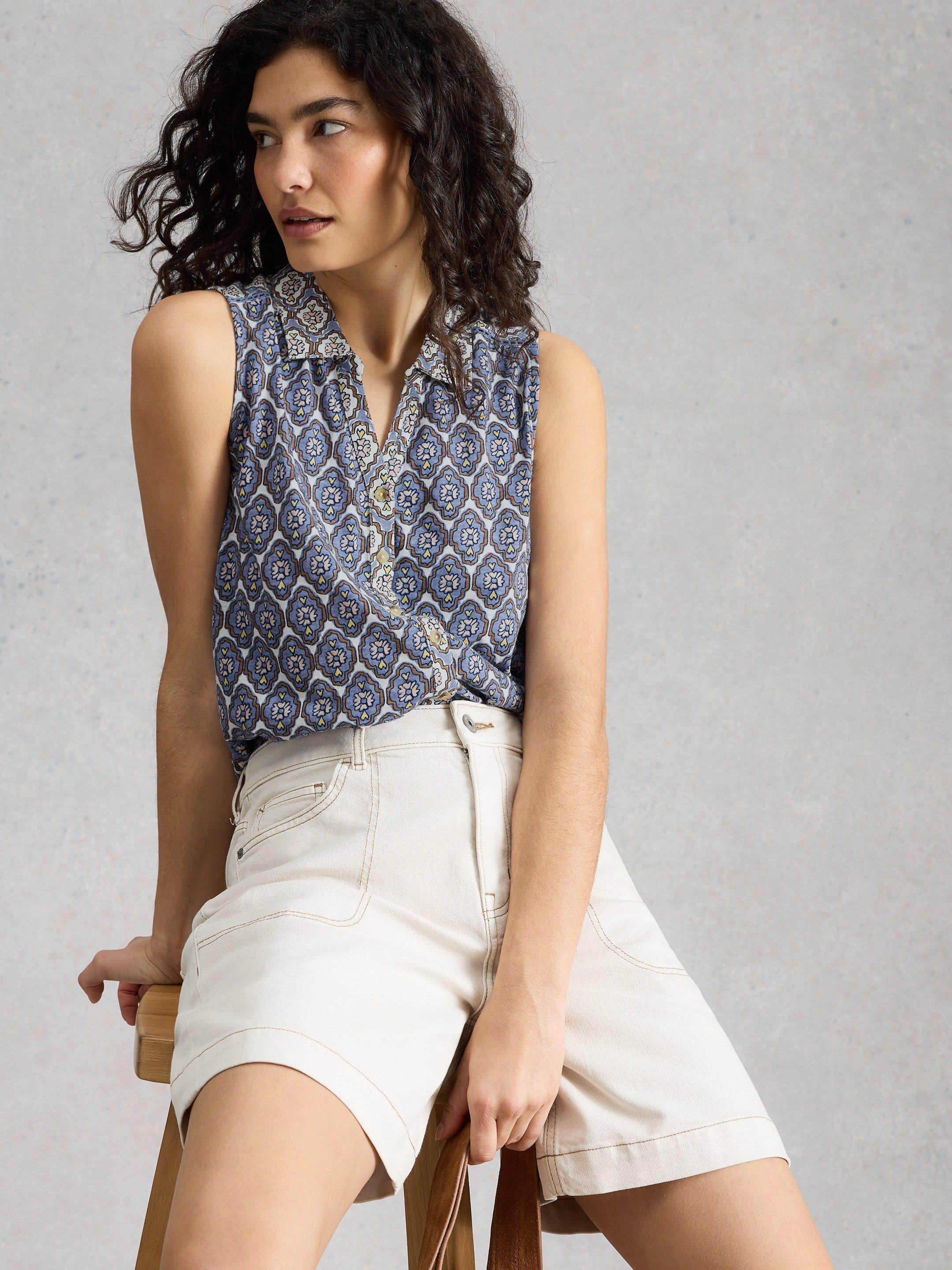Shop Amy Sleeveless Shirt