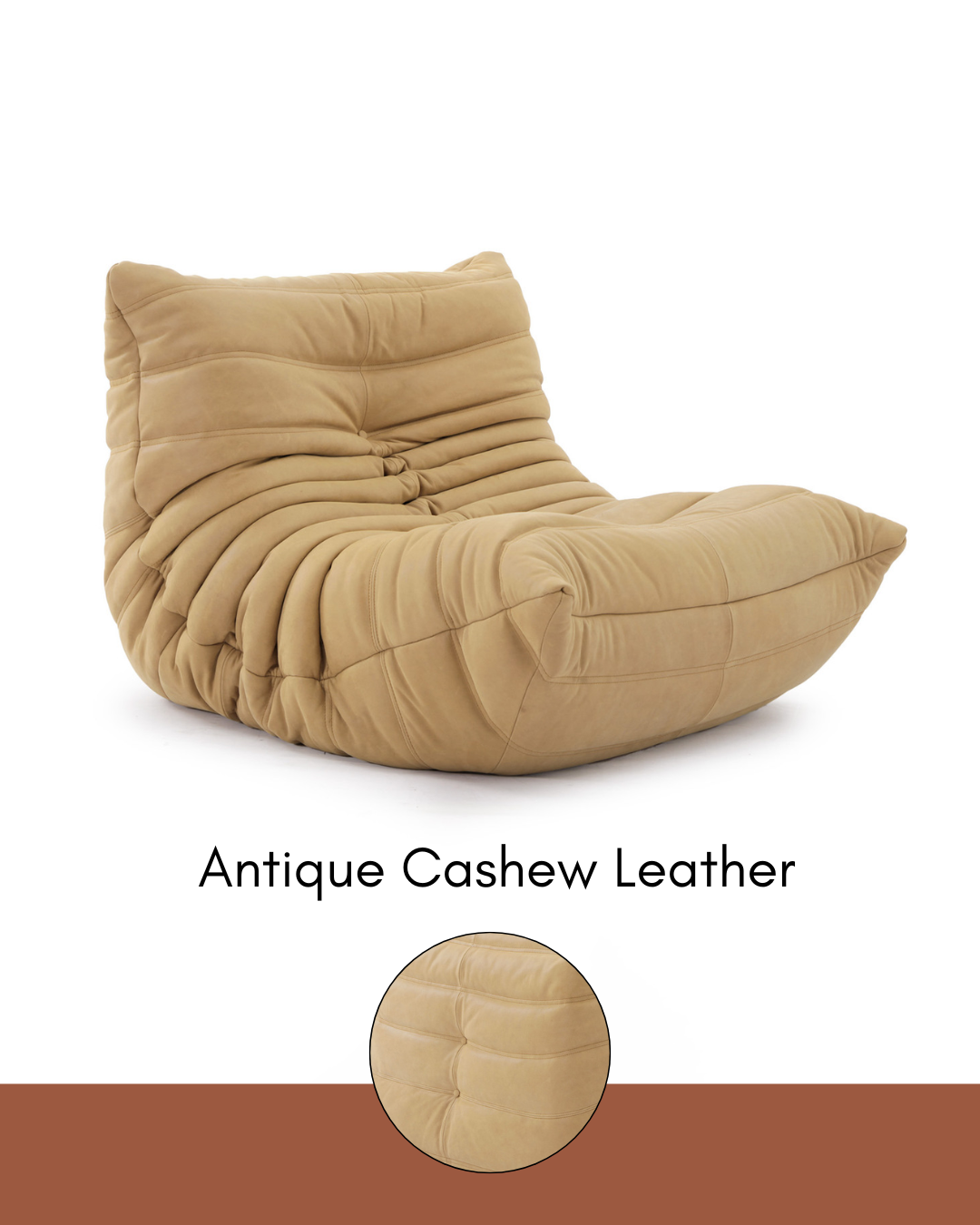 Fireside Chair - Antique Cashew Leather