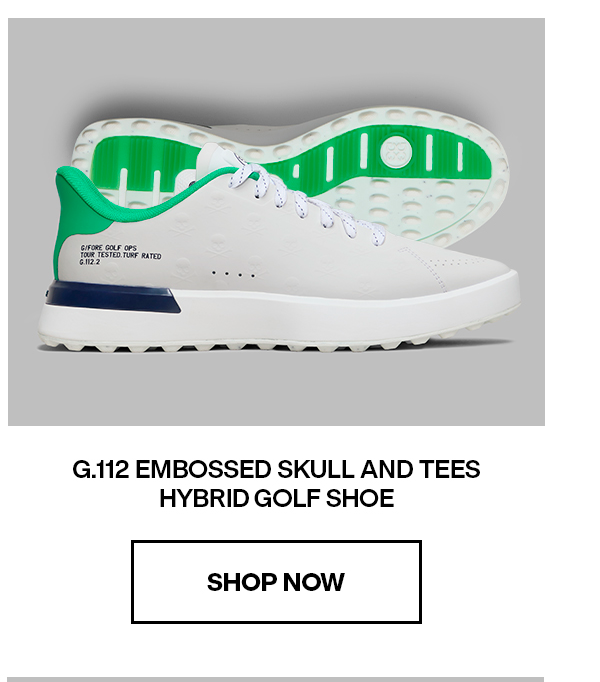Men's g.112 Embossed Skull Tees Golf Shoe