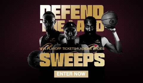 Defend the Land Sweeps. Click to enter for the chance to win playoff tickets and adidas shoes.