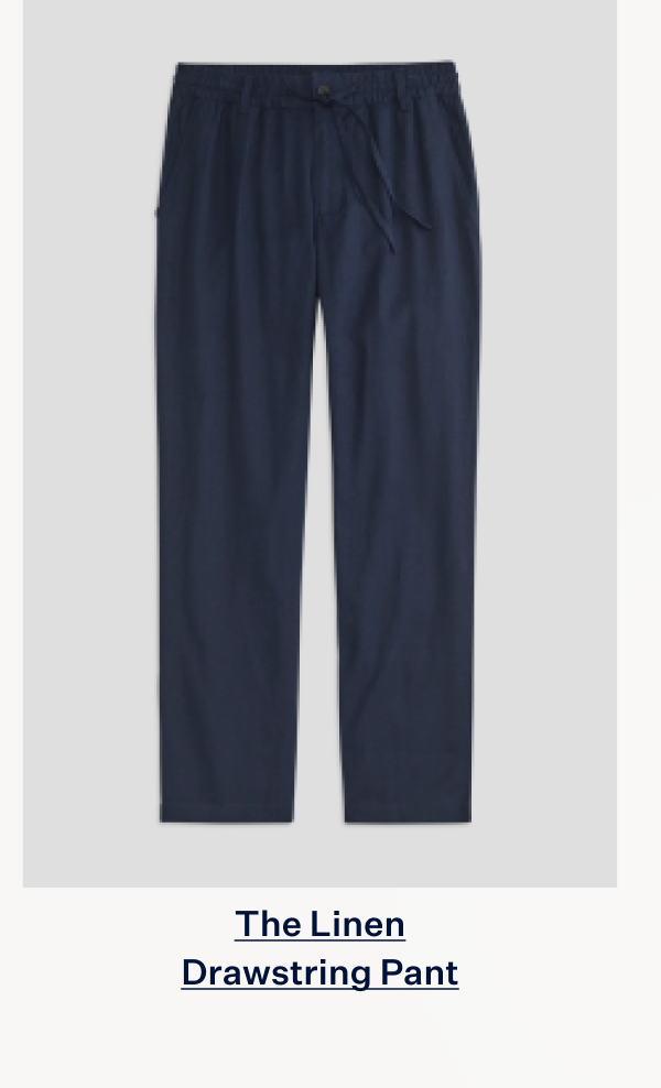 Linen Drawstring Pant