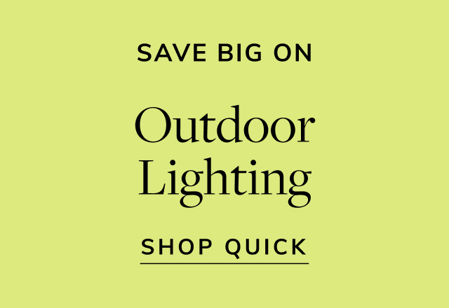 Save on Outdoor Lighting