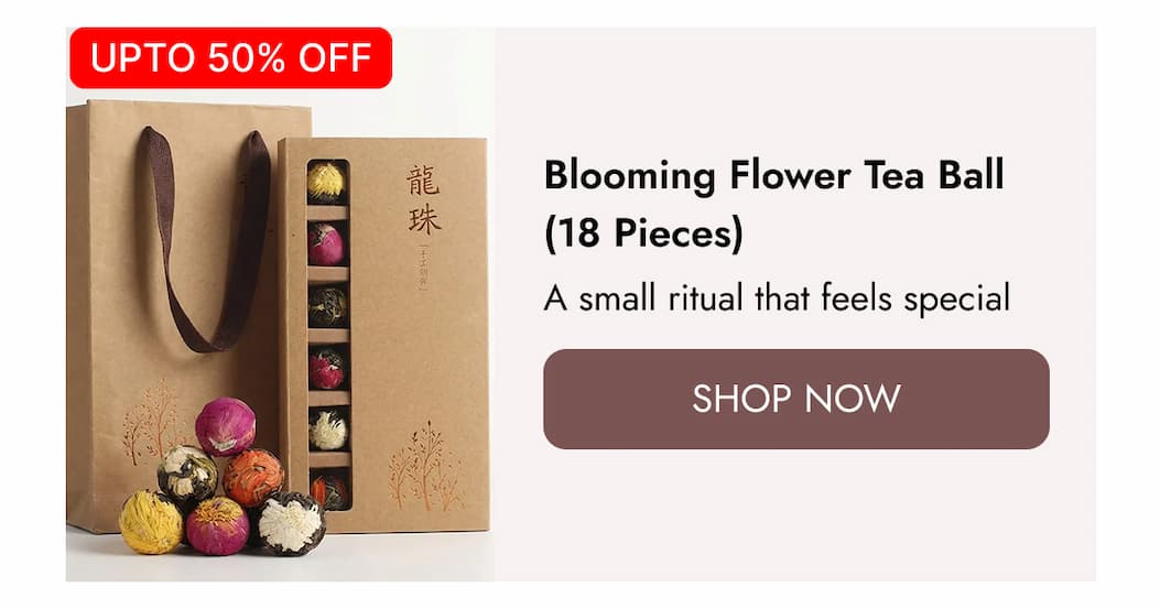 Blooming   Flower   Tea   Balls   18   Pieces   |   Pu-erh   Dragon   Ball   Tea