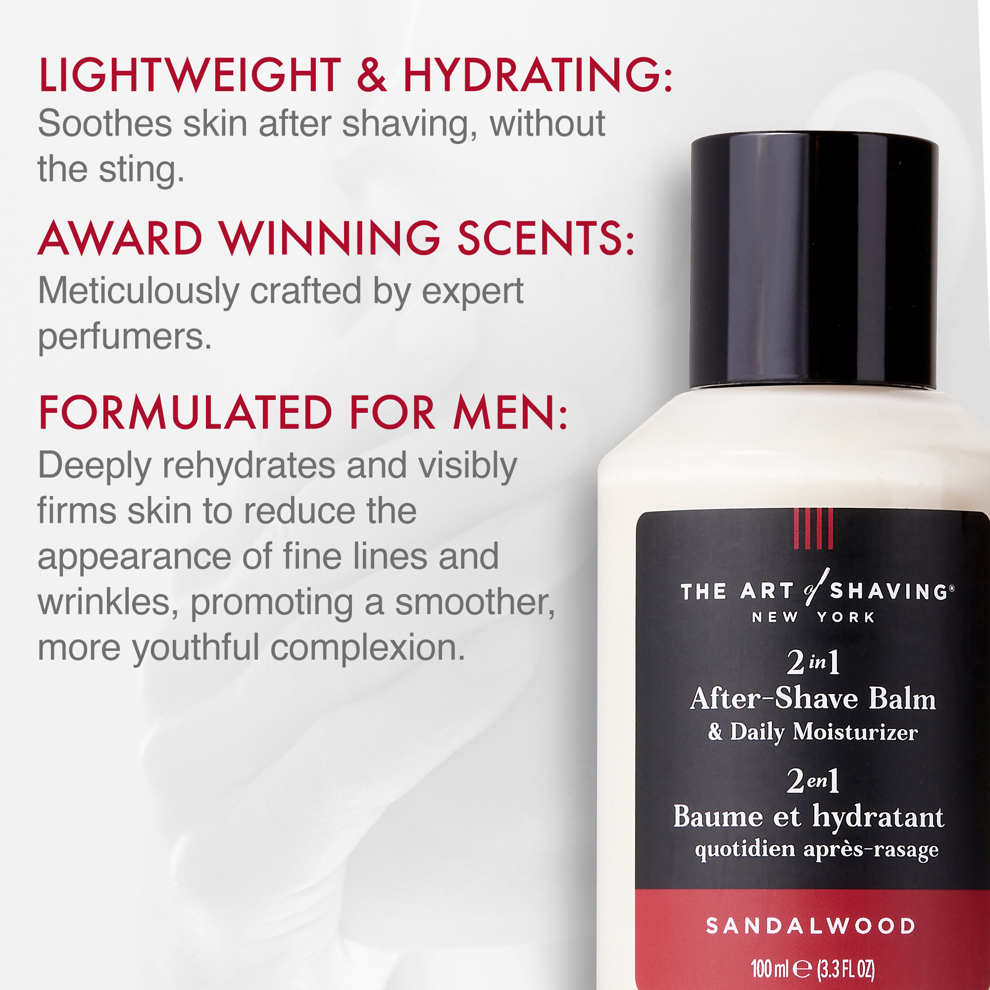 The perfect finish to the perfect shave. 