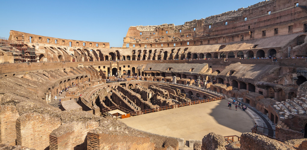 Colosseum Amphitheater Ruins Rome