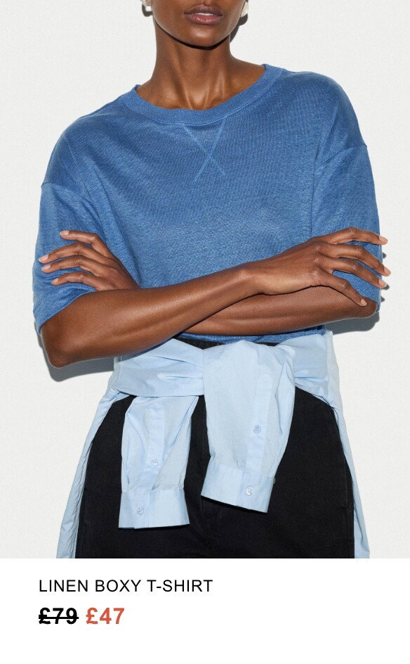 Linen Boxy T-shirt