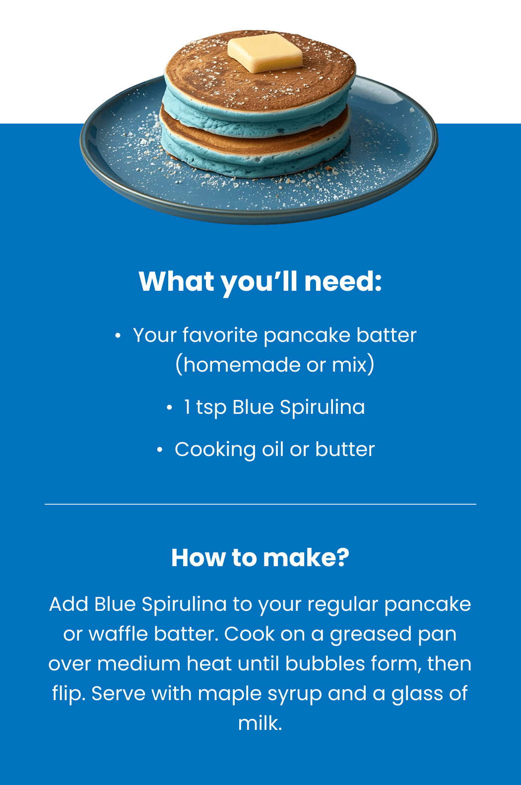 Ocean Blue Pancakes