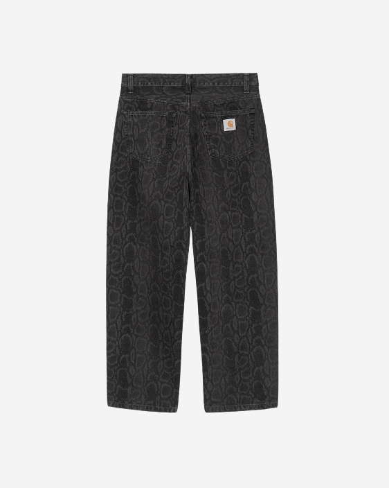 Carhartt WIP Snake Landon Pant | Black Snake Camo (Heavy Stone Wash)