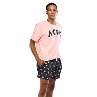 Angel City FC Mens Black Emblem Swim Shorts2