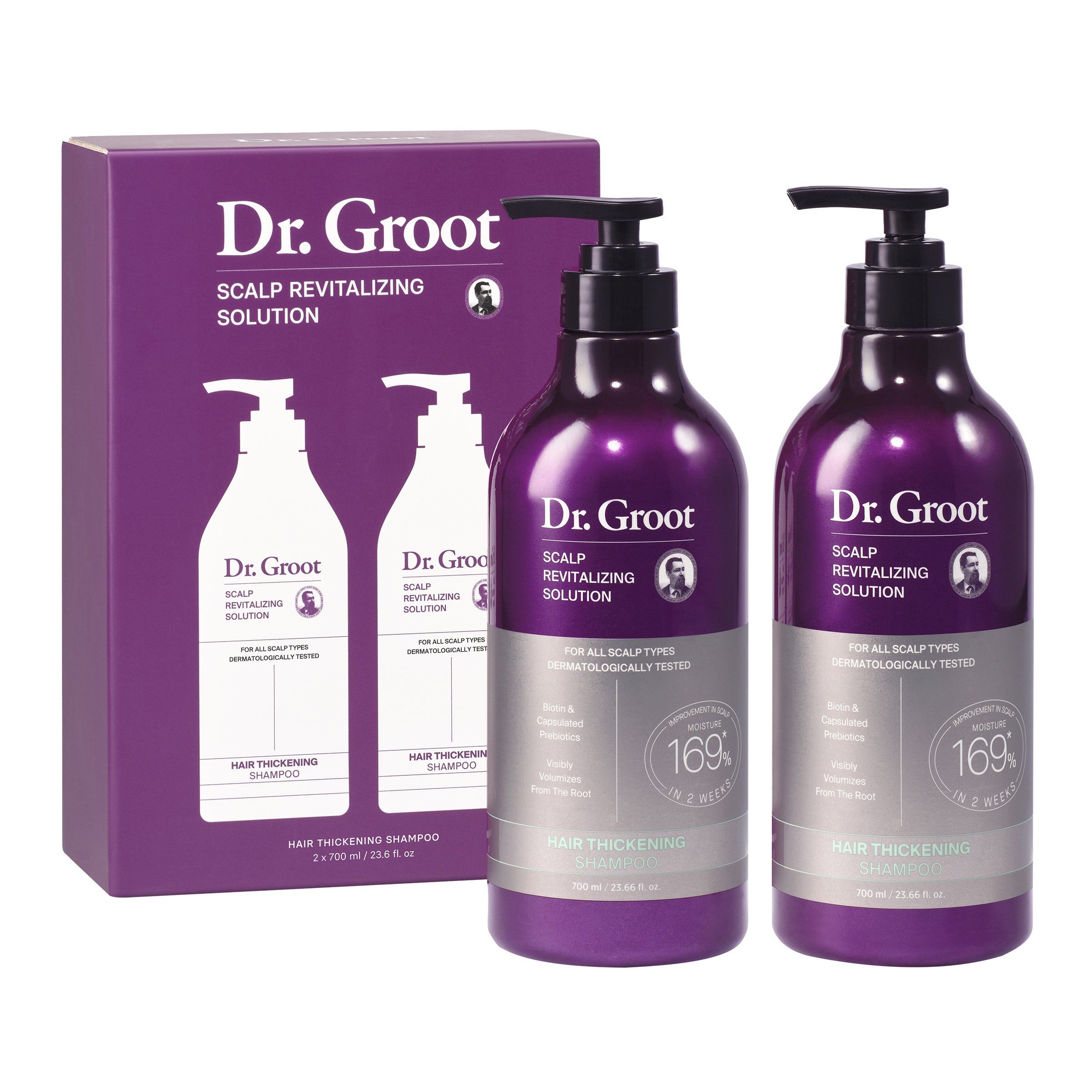 Dr. Groot Scalp Revitalizing Shampoo, 23.6 fl oz, 2-Pack