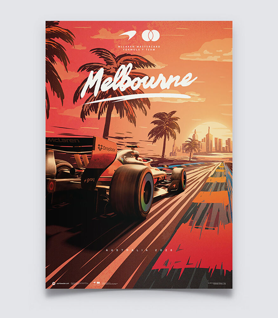 Australian GP 2026 Melbourne Poster