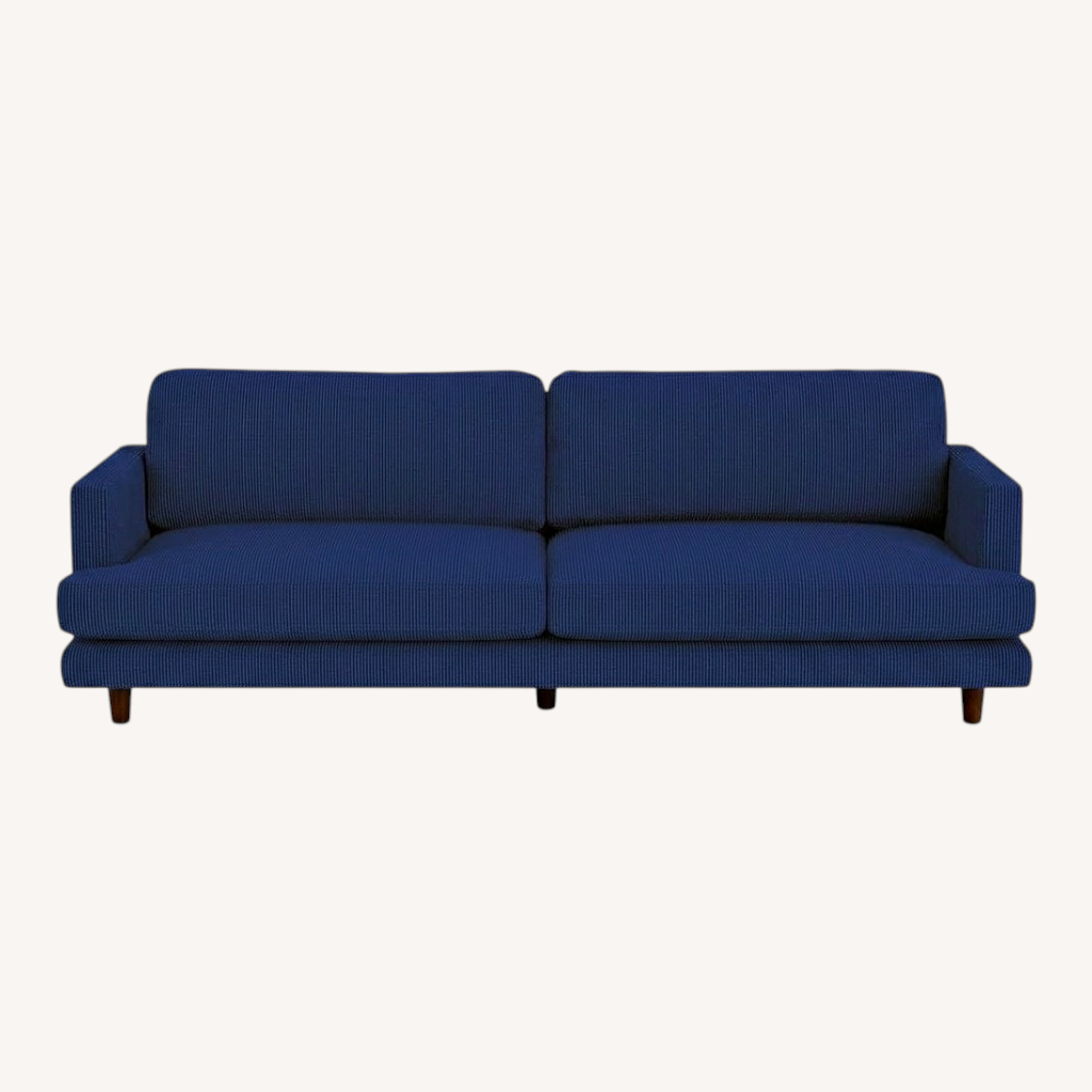 Image of Knoll D'urso Sofa Indigo Hourglass Fabric