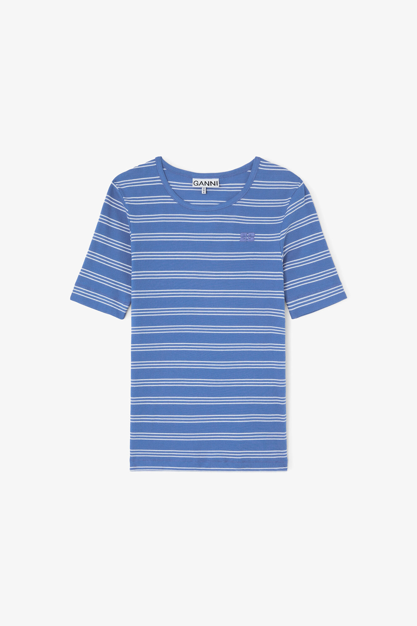 T-shirt in Cotton Rib