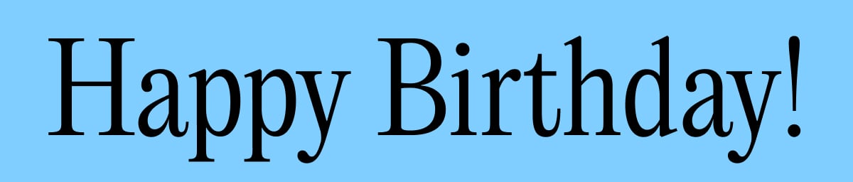 Get your Bday Reward