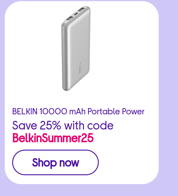 Save25% off Belkin Powerbank