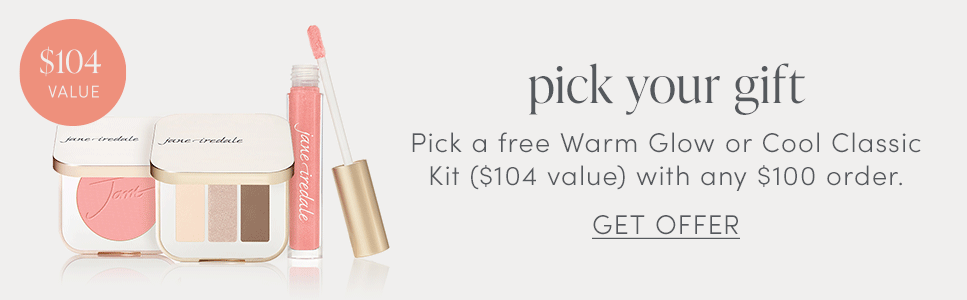 pick your full-size kit gift with $100 order 