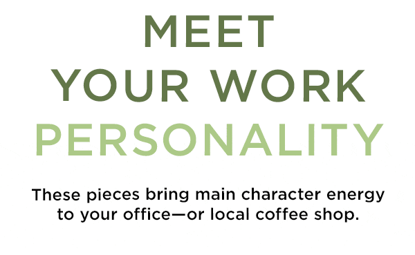 Meet your work personality 