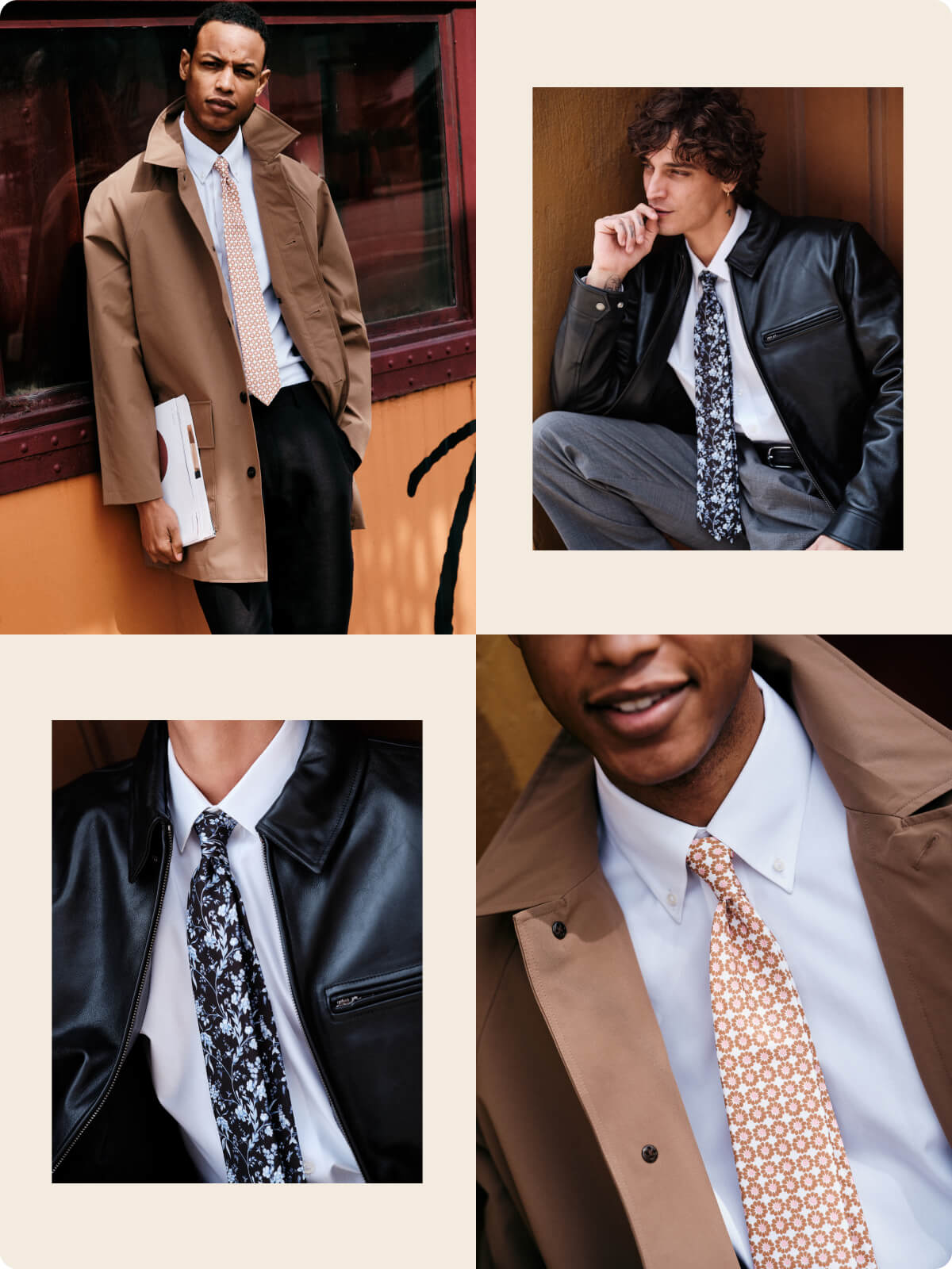 From our debut floral dress shirts to neckties, bow ties, pocket squares, and bandanas, this collection embodies timeless patterns and heritage designs. 
