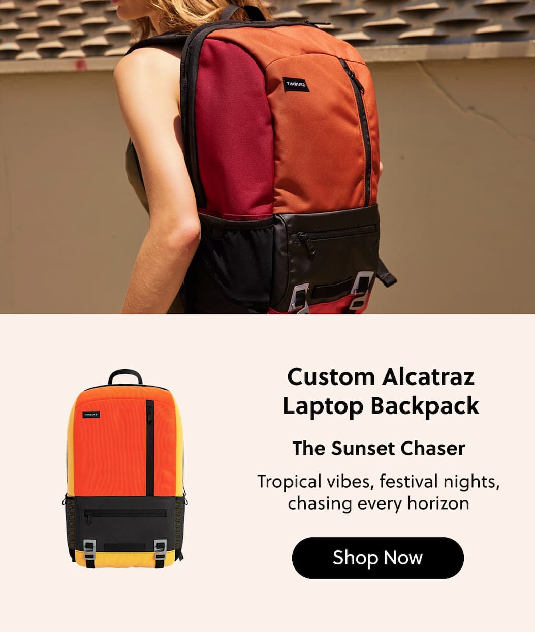 Custom Alcatraz Laptop Backpack