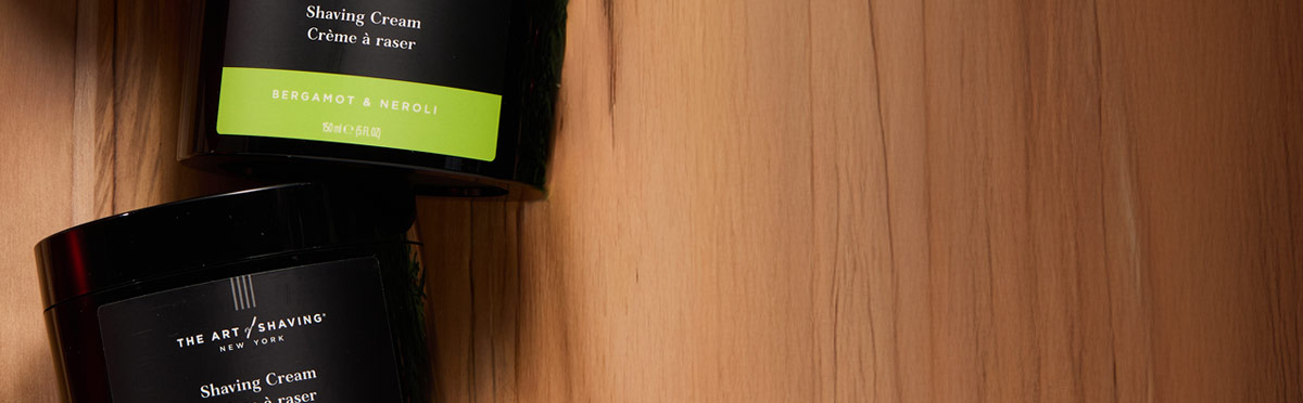 Four signature scents displayed side by side: bold, calming, refreshing, and pure.”