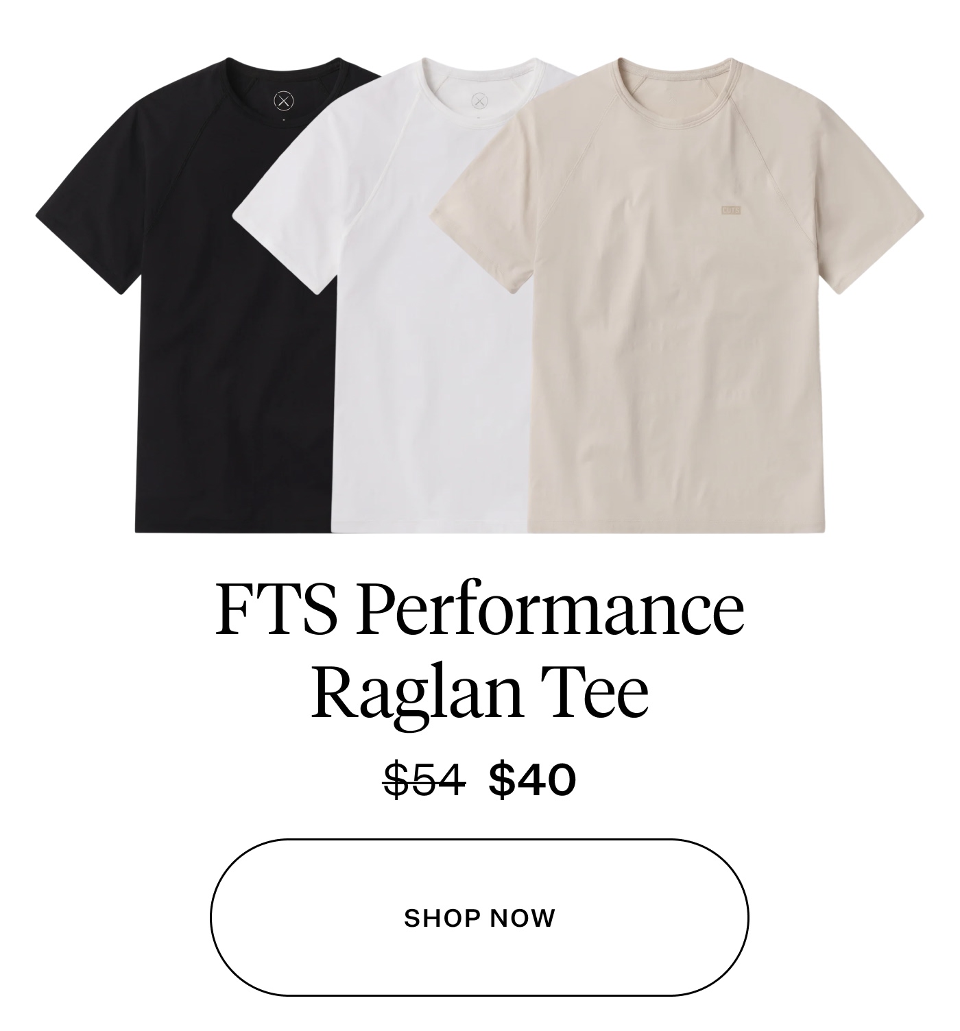 FTS Performance Raglan Tee