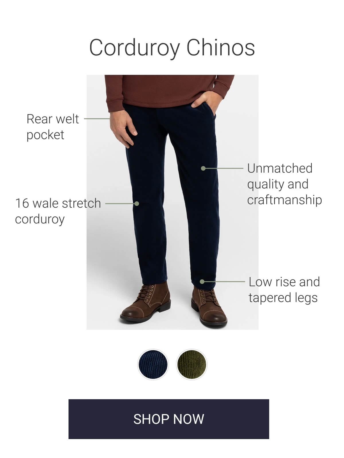 Corduroy Chinos