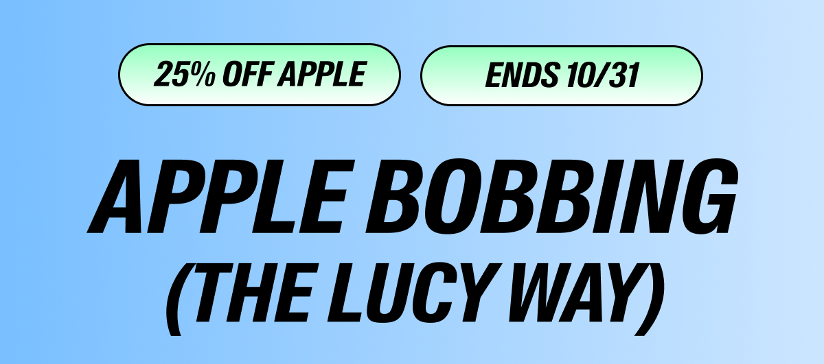 Get 25% Off Lucy Apple Products