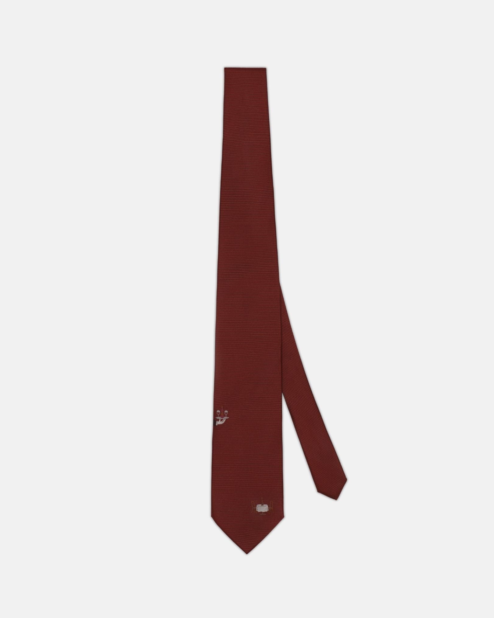 Image of "Table for Two" Italian Silk Tie